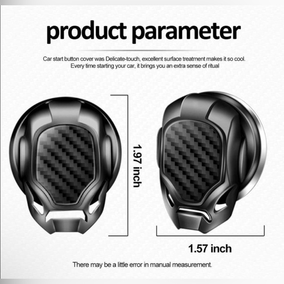 Jaguar Motorsports Car Engine Start Stop Button Cover Push NWT - Picture 2 of 8